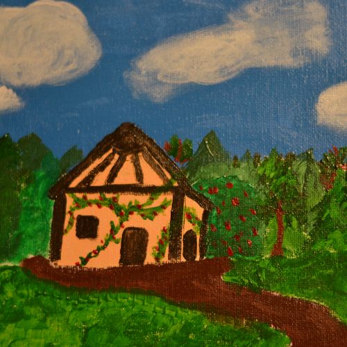 Button Image of Lydia Project: Cottage Painting