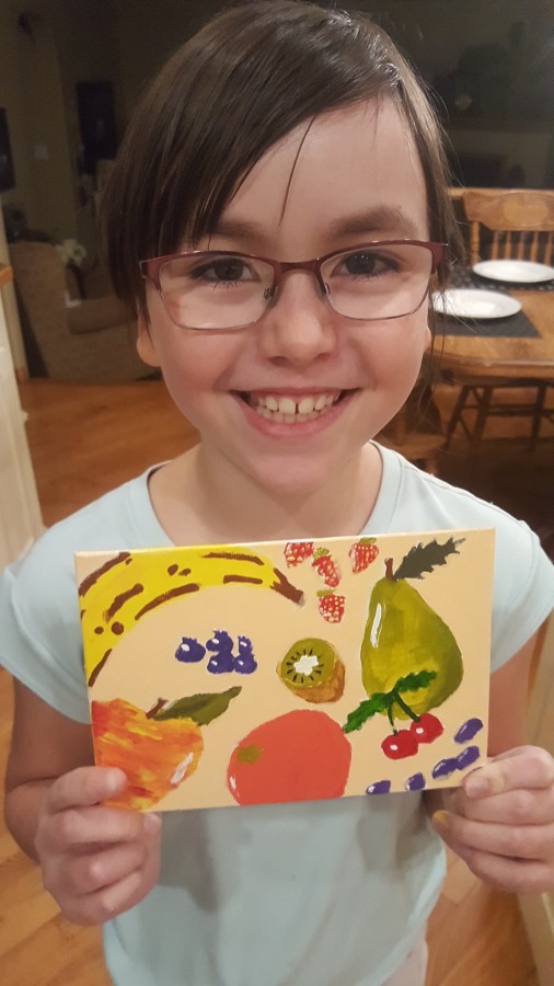 Image of Lydia's Project: Fruit painting