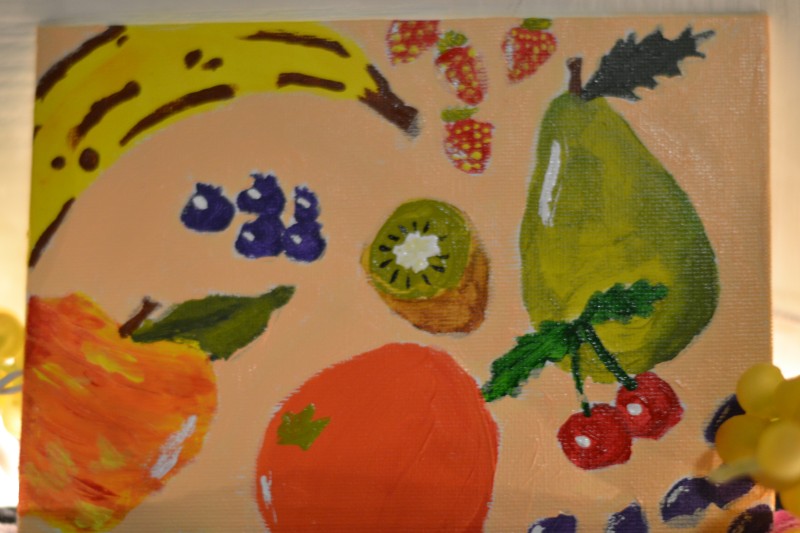 Image of Lydia's Project: Fruit painting