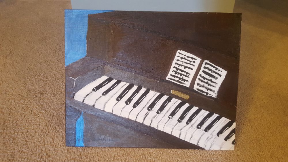 Image of Lydia's Project: Piano Painting