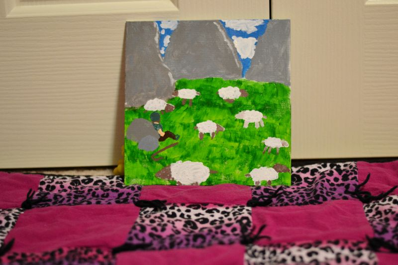 Image of Lydia's Project: Shepherd painting
