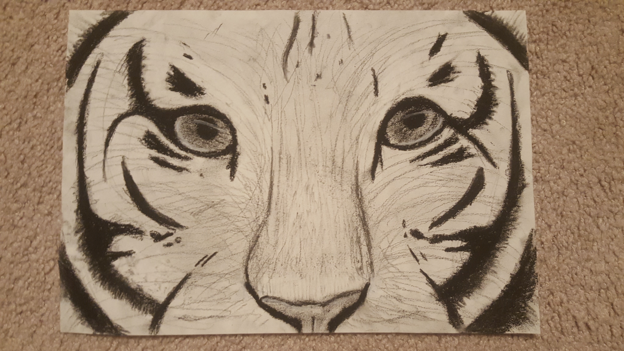 Image of Lydia's Project: Charcoal Tiger